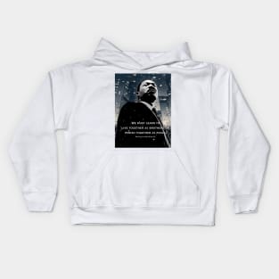 Dr. Martin Luther King Jr.: The Power of Unity Kids Hoodie